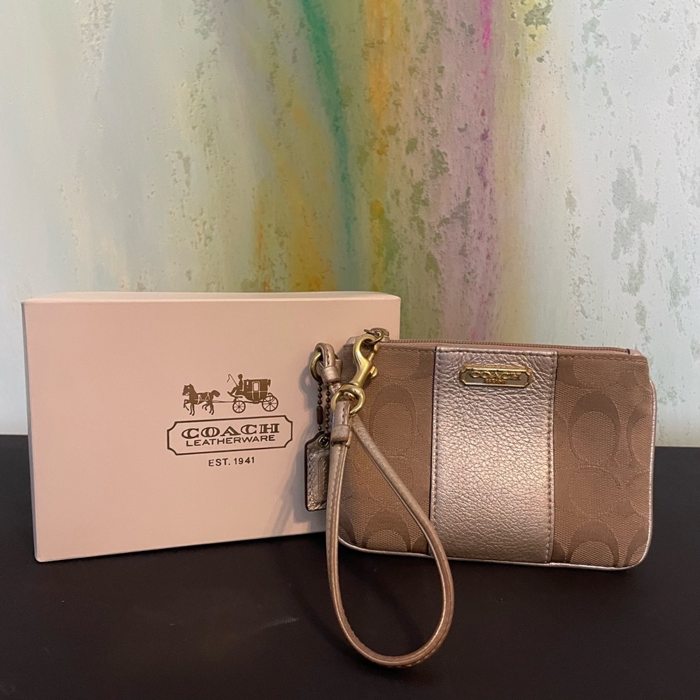 Coach wristlet